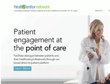Tablet Screenshot of healthmonitornetwork.com